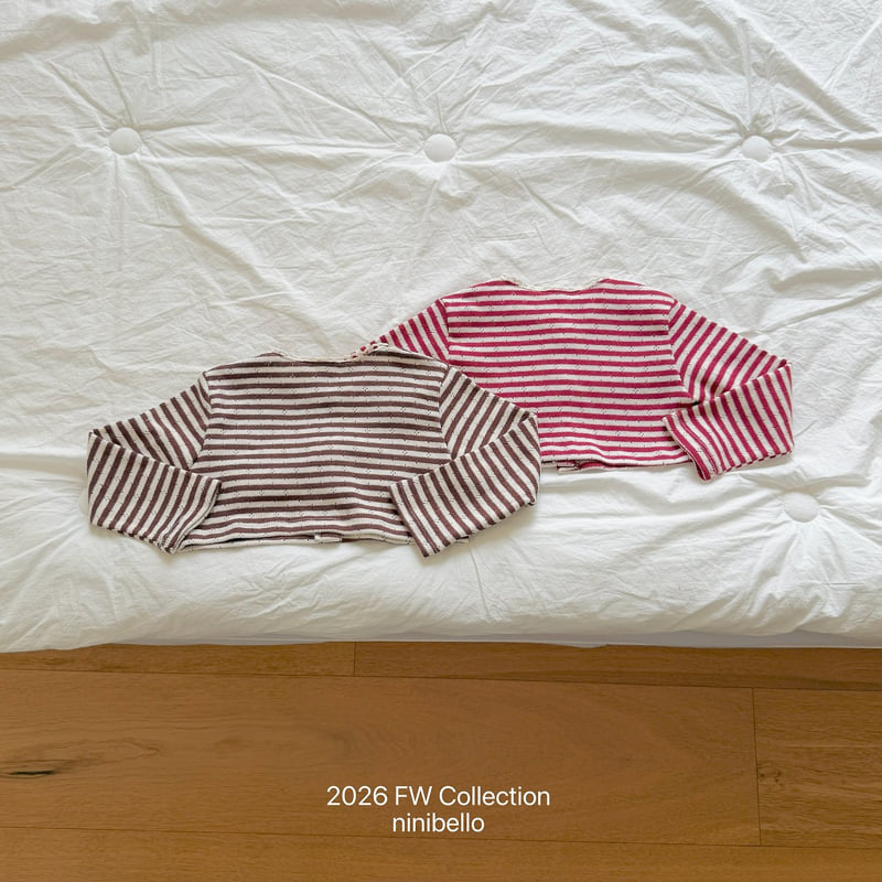 Ninibello - Korean Children Fashion - #littlefashionista - Tommy Stripe Cardigan - 12