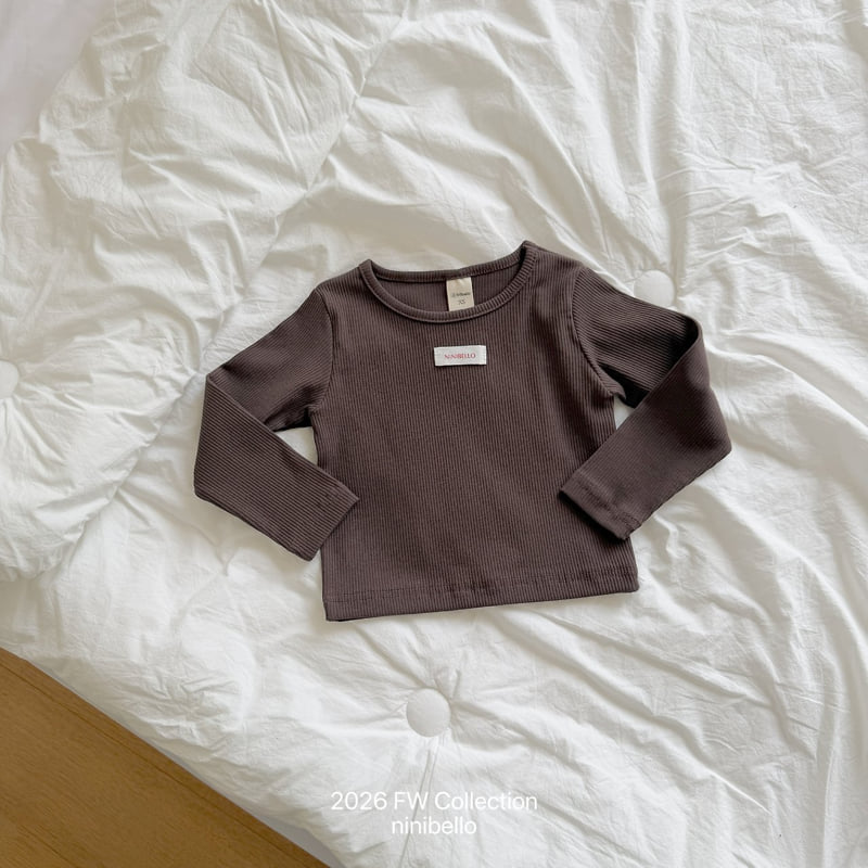 Ninibello - Korean Children Fashion - #magicofchildhood - Viv Ribbed Tee - 12
