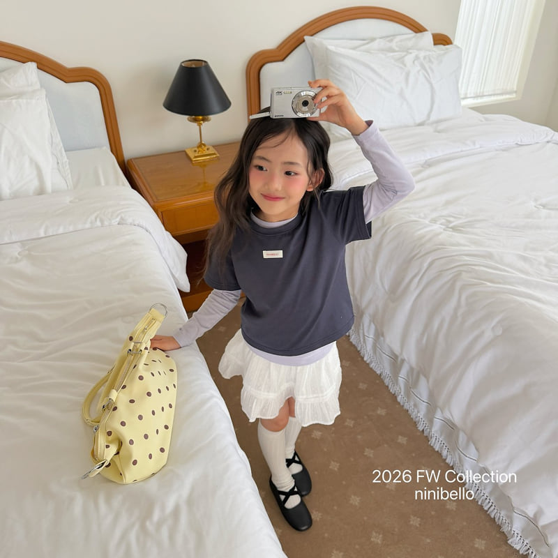 Ninibello - Korean Children Fashion - #magicofchildhood - Layered Short Sleeve Tee - 10
