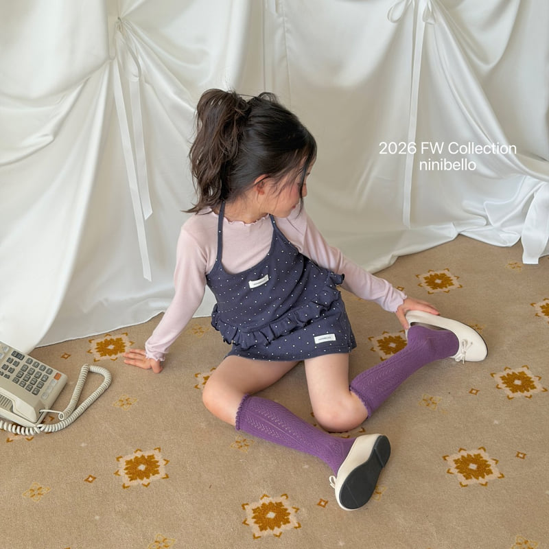 Ninibello - Korean Children Fashion - #magicofchildhood - Soft Lettuce-Edge Tee - 9