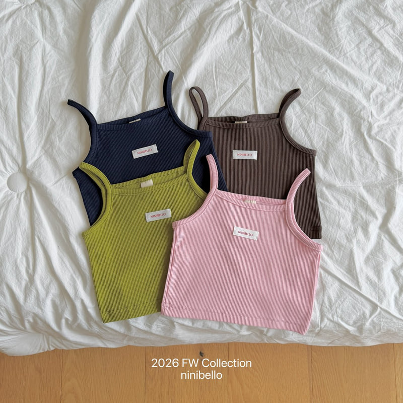 Ninibello - Korean Children Fashion - #littlefashionista - Viv Ribbed Sleeveless Top - 4