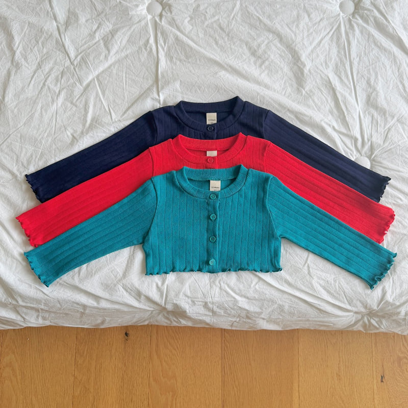 Ninibello - Korean Children Fashion - #magicofchildhood - Melville Eyelet Cardigan