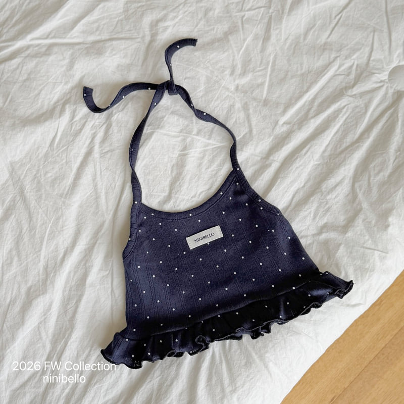 Ninibello - Korean Children Fashion - #magicofchildhood - Vivi Eyelet Halter Neck - 8