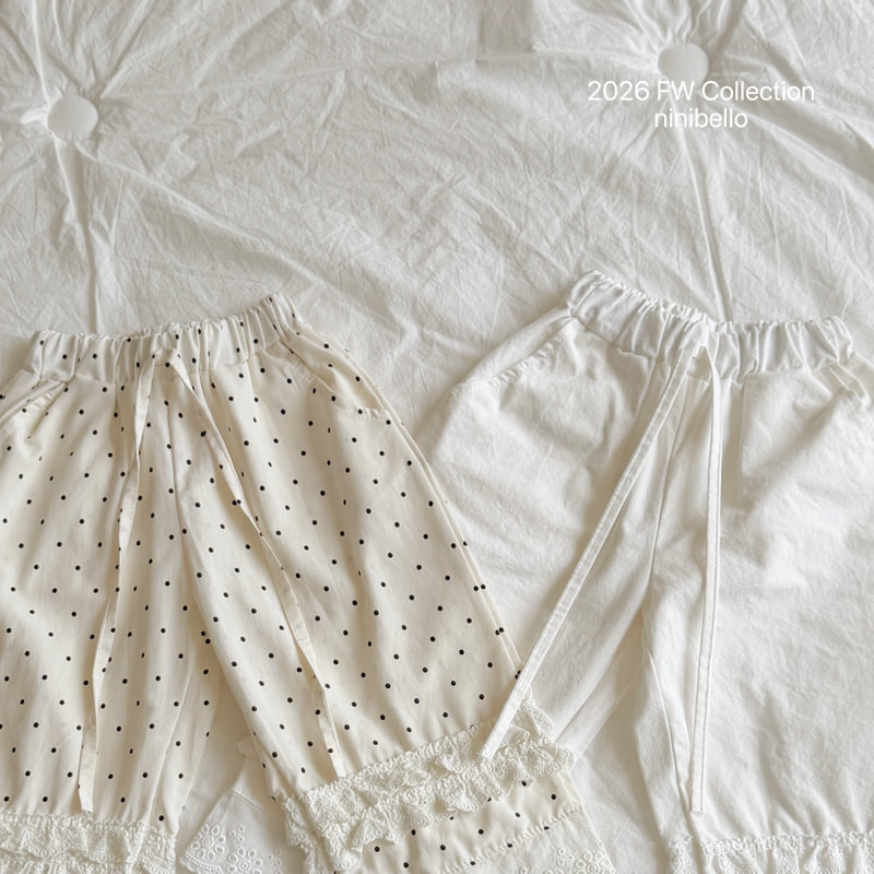 Ninibello - Korean Children Fashion - #minifashionista - Miel Lace Pants - 5