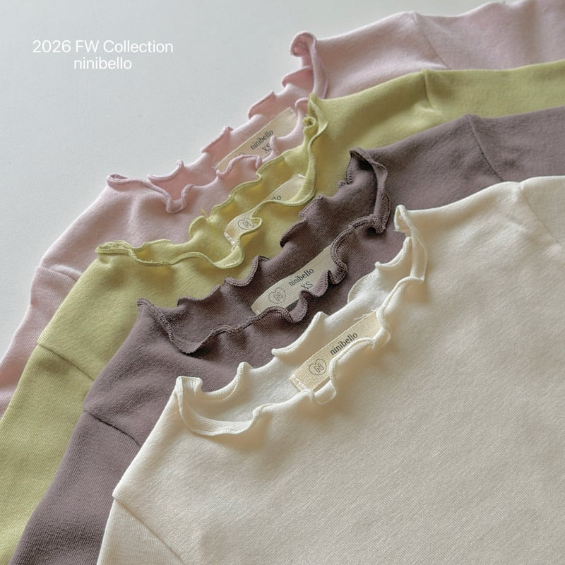 Ninibello - Korean Children Fashion - #minifashionista - Soft Lettuce-Edge Tee - 10