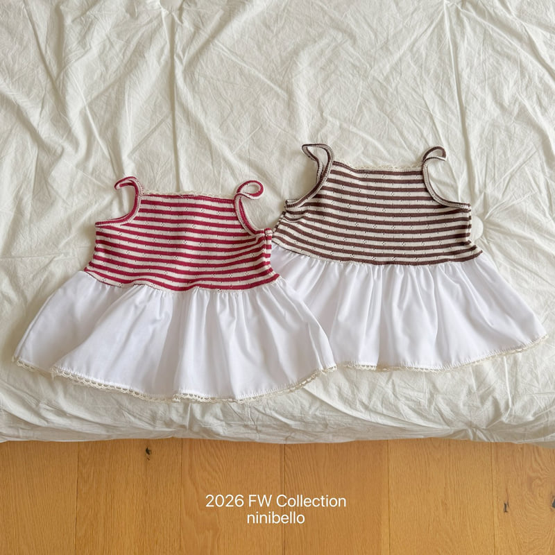 Ninibello - Korean Children Fashion - #minifashionista - Tommy Stripe Bustier - 10