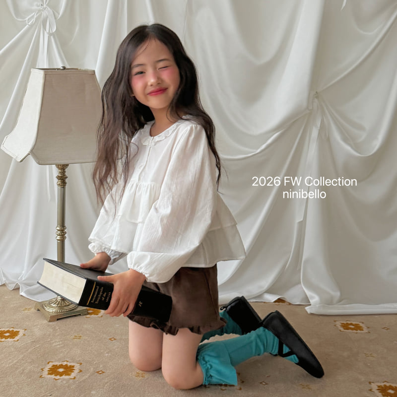 Ninibello - Korean Children Fashion - #minifashionista - Monet Lace Blouse - 8