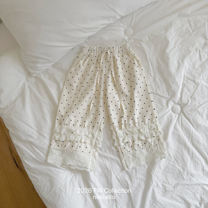 Ninibello - Korean Children Fashion - #prettylittlegirls - Miel Lace Pants - 6