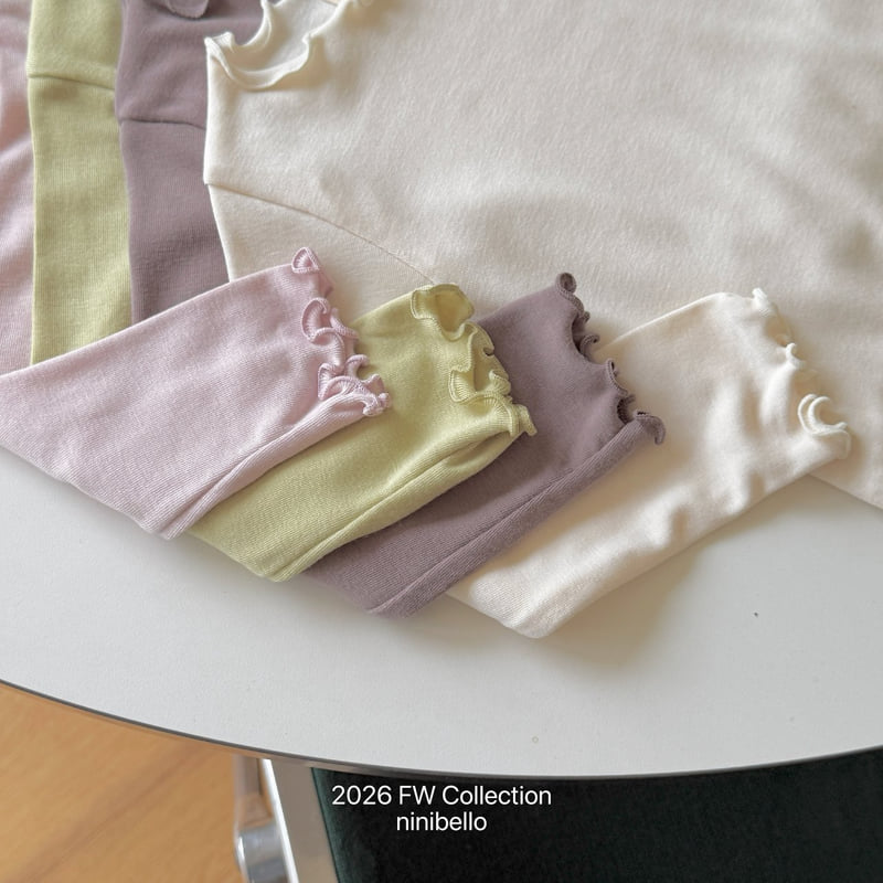 Ninibello - Korean Children Fashion - #prettylittlegirls - Soft Lettuce-Edge Tee - 11