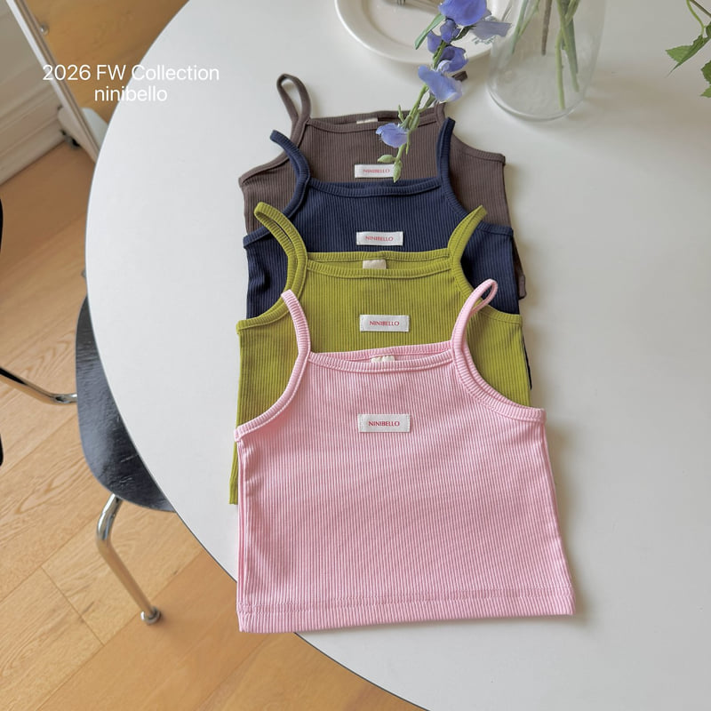 Ninibello - Korean Children Fashion - #prettylittlegirls - Viv Ribbed Sleeveless Top - 6