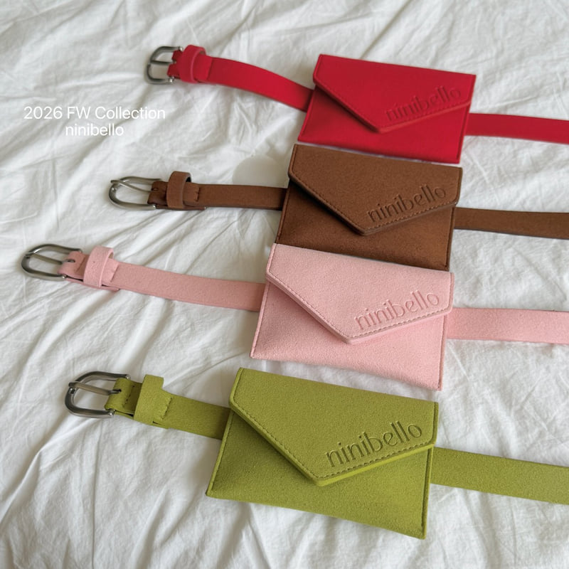 Ninibello - Korean Children Fashion - #prettylittlegirls - Suede Belt Bag