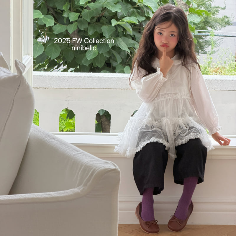 Ninibello - Korean Children Fashion - #prettylittlegirls - Eve Wide Pants - 8