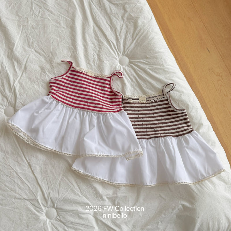 Ninibello - Korean Children Fashion - #prettylittlegirls - Tommy Stripe Bustier - 11