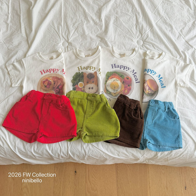 Ninibello - Korean Children Fashion - #todddlerfashion - Happy Meal Tee - 11