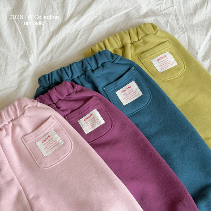 Ninibello - Korean Children Fashion - #todddlerfashion - Betty Color Sweatpants - 8