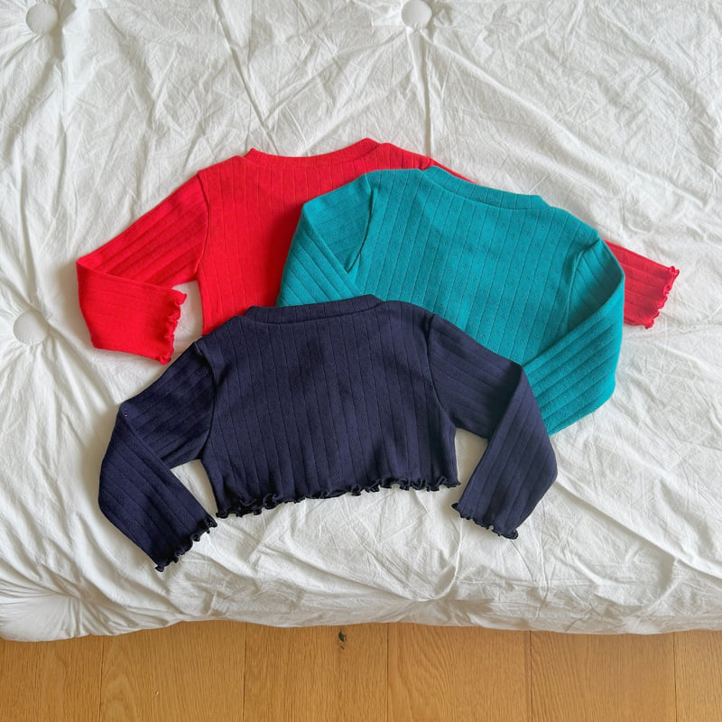 Ninibello - Korean Children Fashion - #toddlerclothing - Melville Eyelet Cardigan - 5