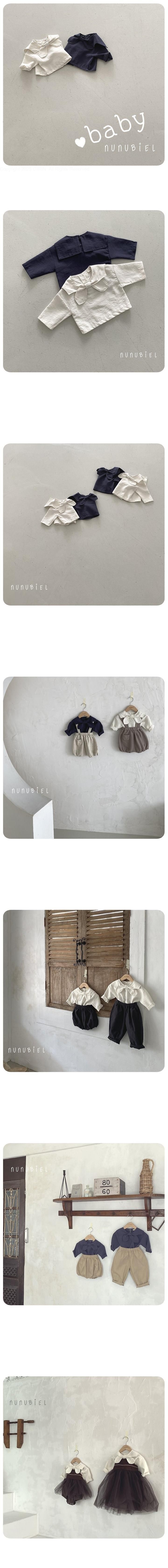 Nunubiel - Korean Baby Fashion - #babylifestyle - Bebe Tie Blouse - 2