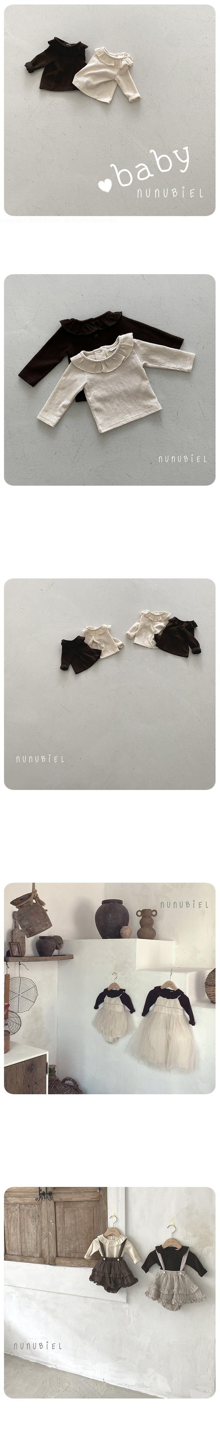 Nunubiel - Korean Baby Fashion - #babyoutfit - Bebe Marble Tee - 2