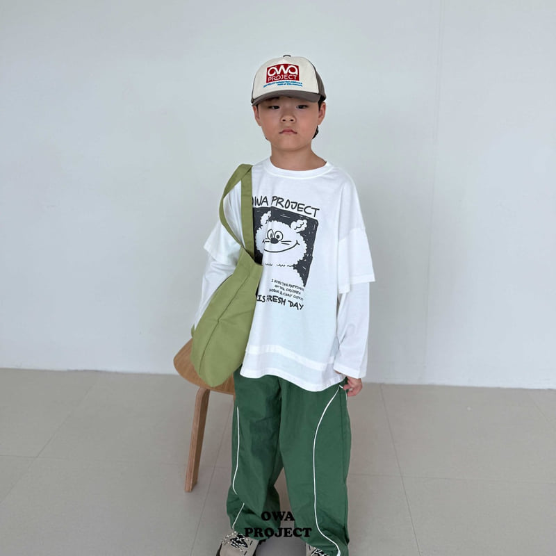 O Wa - Korean Children Fashion - #kidzfashiontrend - Line Pants - 4