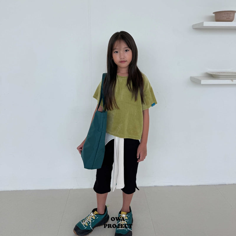 O Wa - Korean Children Fashion - #childofig - Veloure Short Sleeved Tee - 7