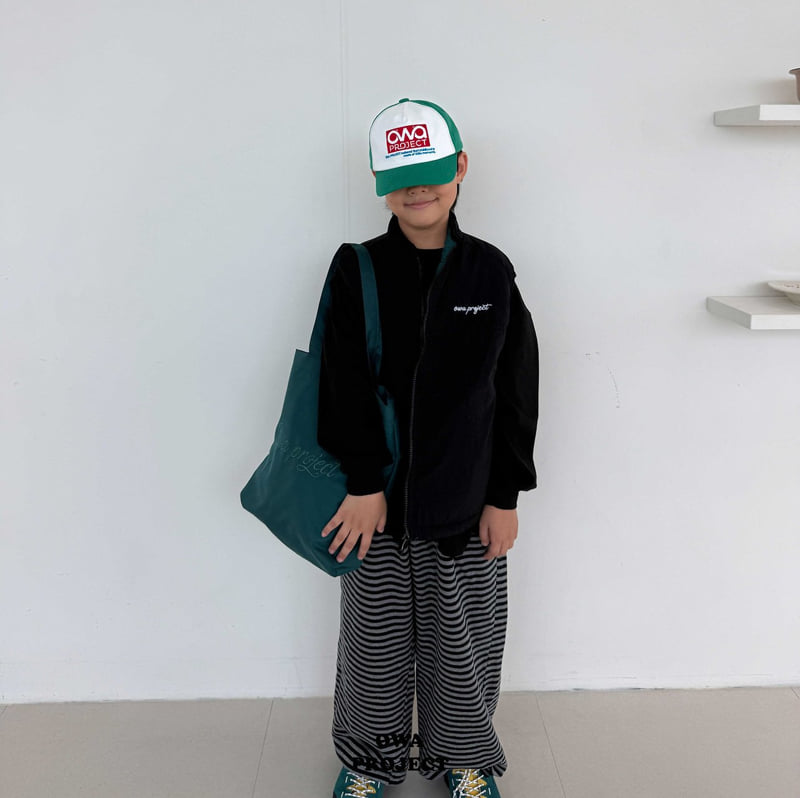 O Wa - Korean Children Fashion - #childrensboutique - Graphic String Pants - 6