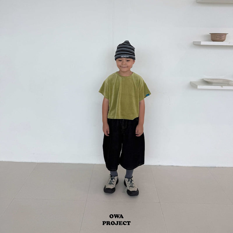 O Wa - Korean Children Fashion - #discoveringself - Veloure Short Sleeved Tee - 10