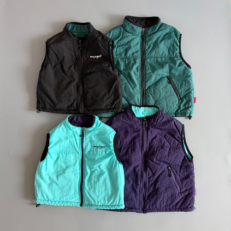 O Wa - Korean Children Fashion - #discoveringself - Reversible Vest