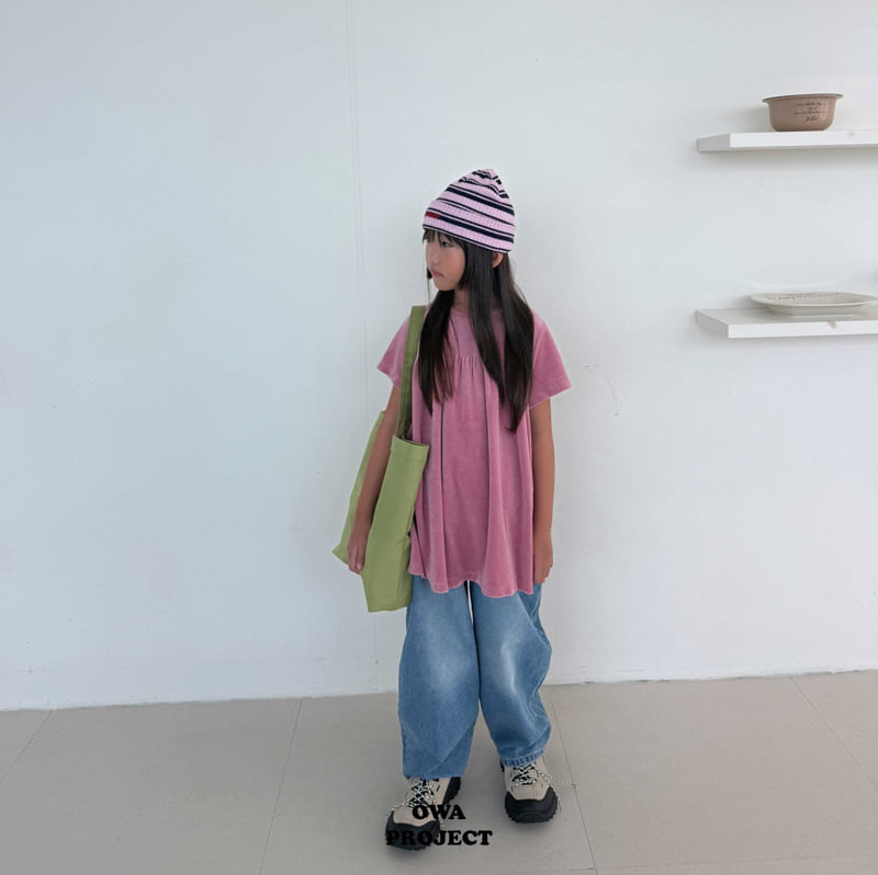 O Wa - Korean Children Fashion - #kidsshorts - Autumn Denim Pants - 8