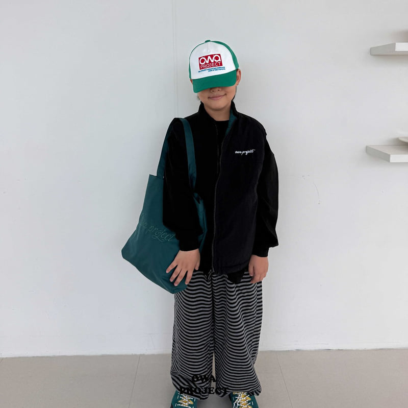 O Wa - Korean Children Fashion - #kidsshorts - Graphic String Pants - 10