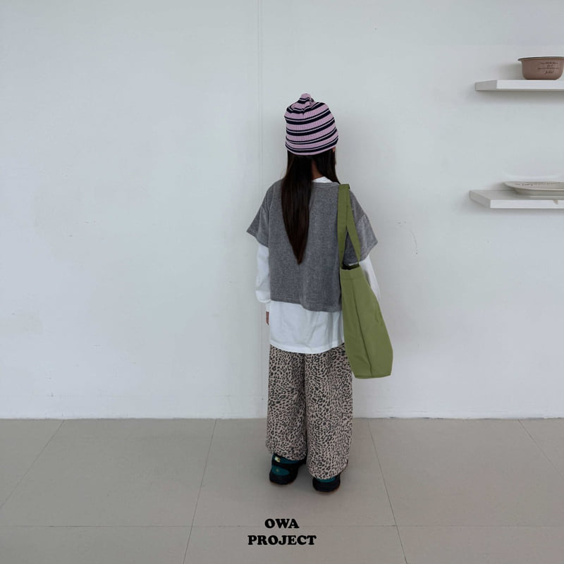 O Wa - Korean Children Fashion - #kidsstore - Graphic String Pants - 11