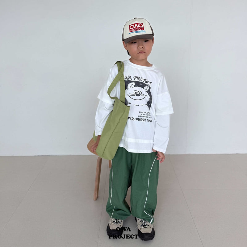 O Wa - Korean Children Fashion - #kidzfashiontrend - Line Pants - 3