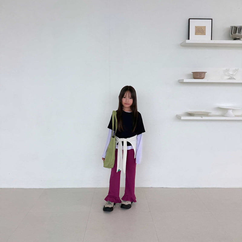 O Wa - Korean Children Fashion - #kidzfashiontrend - Frill Pants - 10