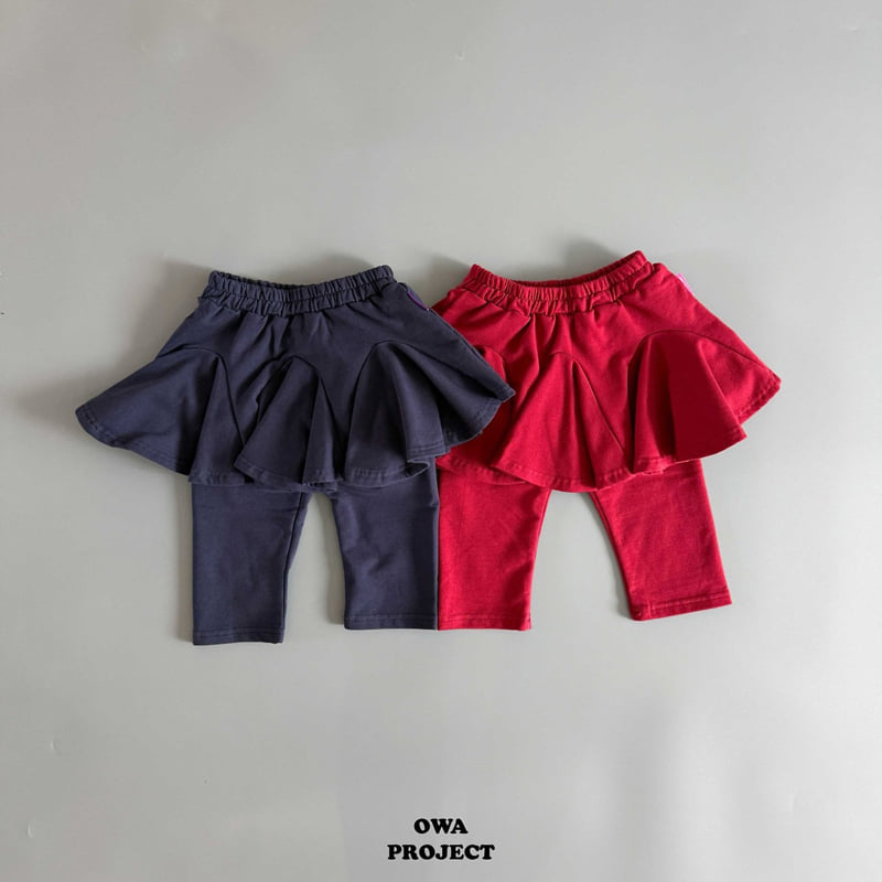 O Wa - Korean Children Fashion - #minifashionista - Hull Skirt Leggings