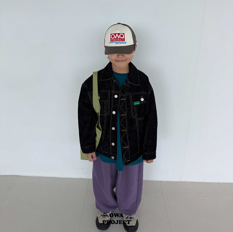 O Wa - Korean Children Fashion - #minifashionista - Stitch Denim Jacket - 12
