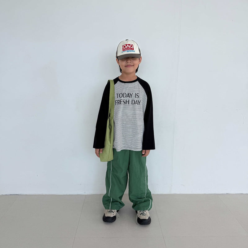 O Wa - Korean Children Fashion - #minifashionista - Line Pants - 7