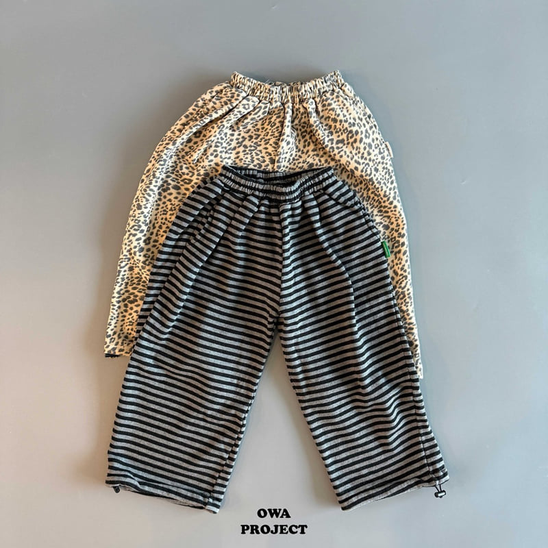 O Wa - Korean Children Fashion - #prettylittlegirls - Graphic String Pants