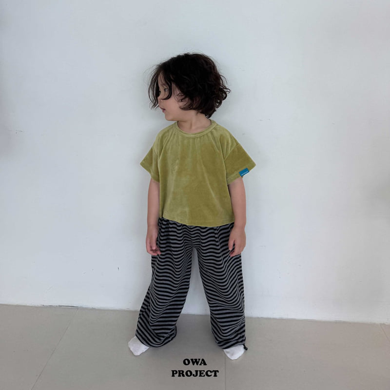 O Wa - Korean Children Fashion - #toddlerclothing - Graphic String Pants - 4