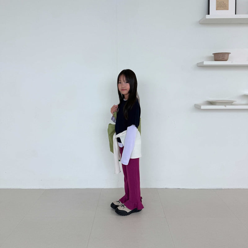 O Wa - Korean Children Fashion - #todddlerfashion - Layered Shawl - 8