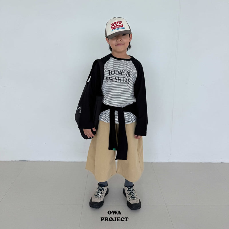 O Wa - Korean Children Fashion - #toddlerclothing - Front Pleats Midi Pants - 12