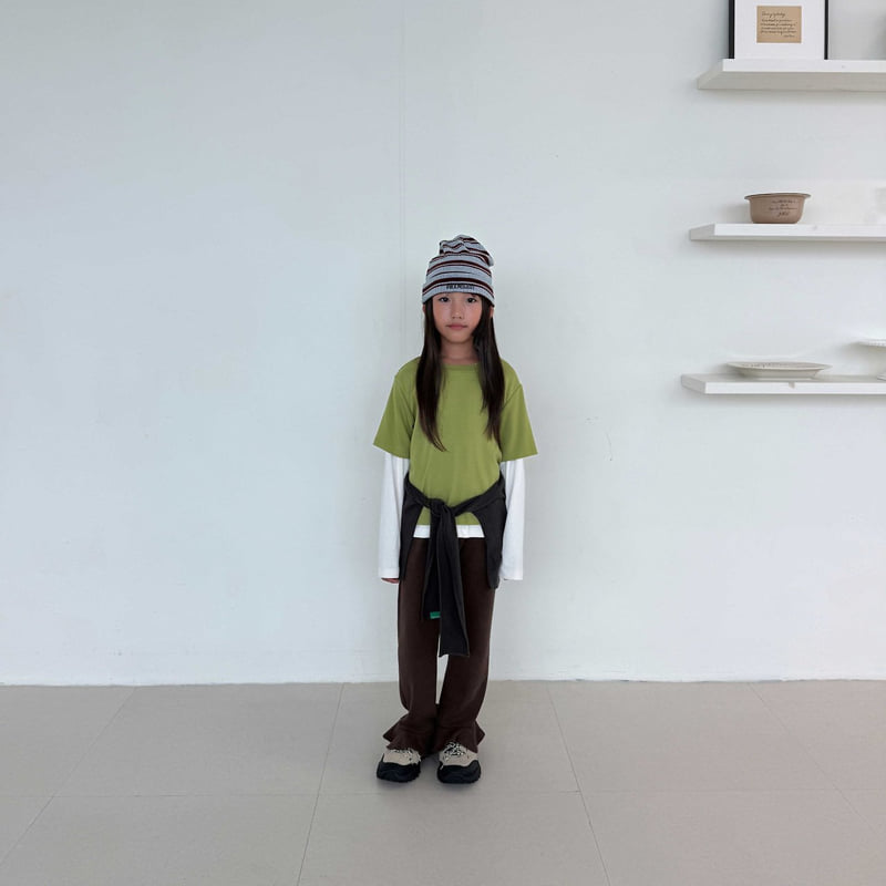 O Wa - Korean Children Fashion - #toddlerclothing - Double Tee - 11