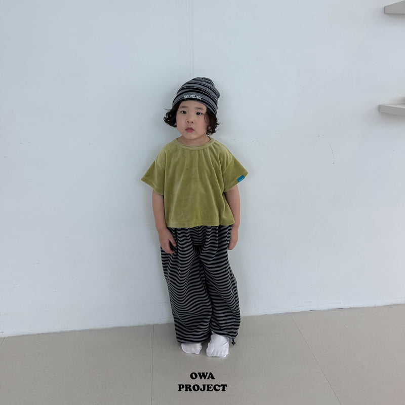 O Wa - Korean Children Fashion - #toddlerclothing - Graphic String Pants - 3