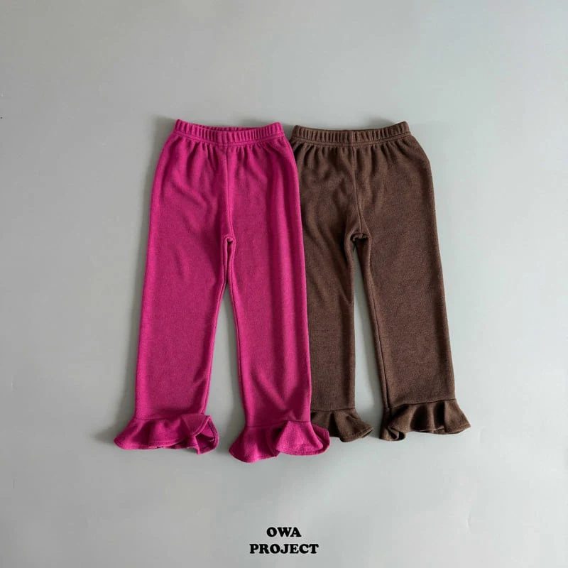 O Wa - Korean Children Fashion - #toddlerclothing - Frill Pants