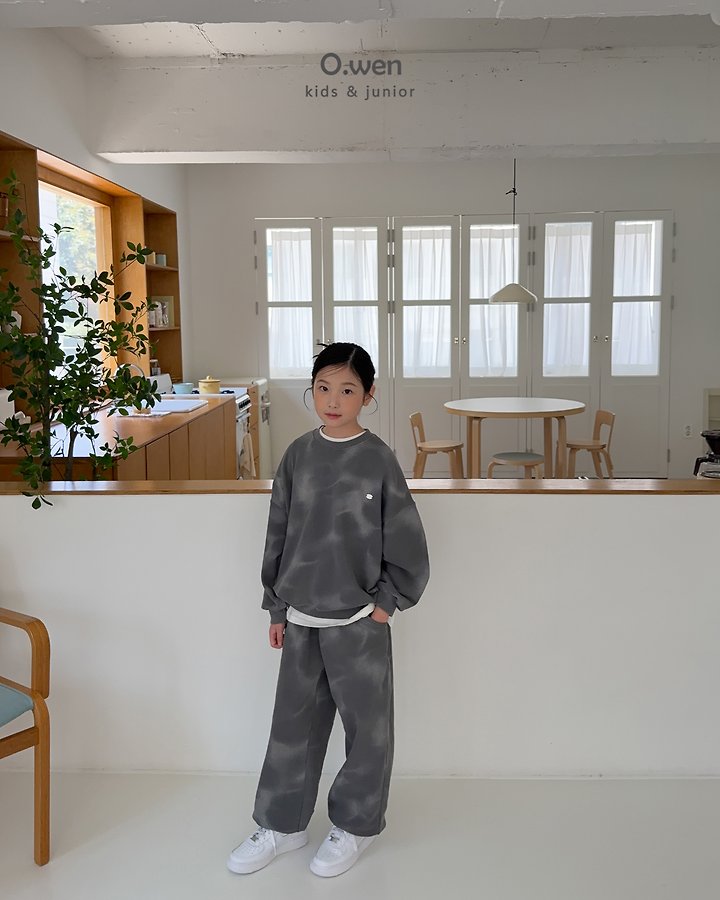 O Wen - Korean Children Fashion - #Kfashion4kids - Casper Pigment Top & Bottom Set - 10