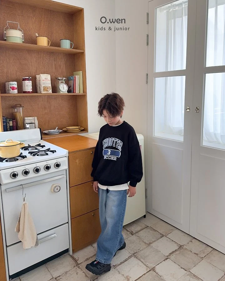 O Wen - Korean Children Fashion - #kidzfashiontrend - Shooter Sweatshirt - 4