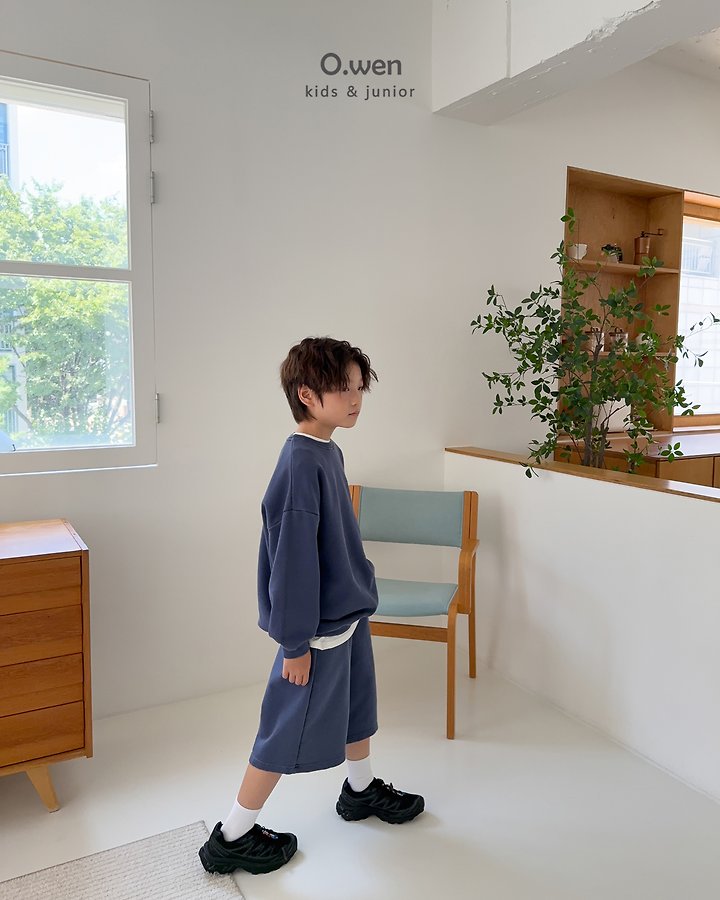 O Wen - Korean Children Fashion - #Kfashion4kids - Moody Pigment Bermuda Set - 9