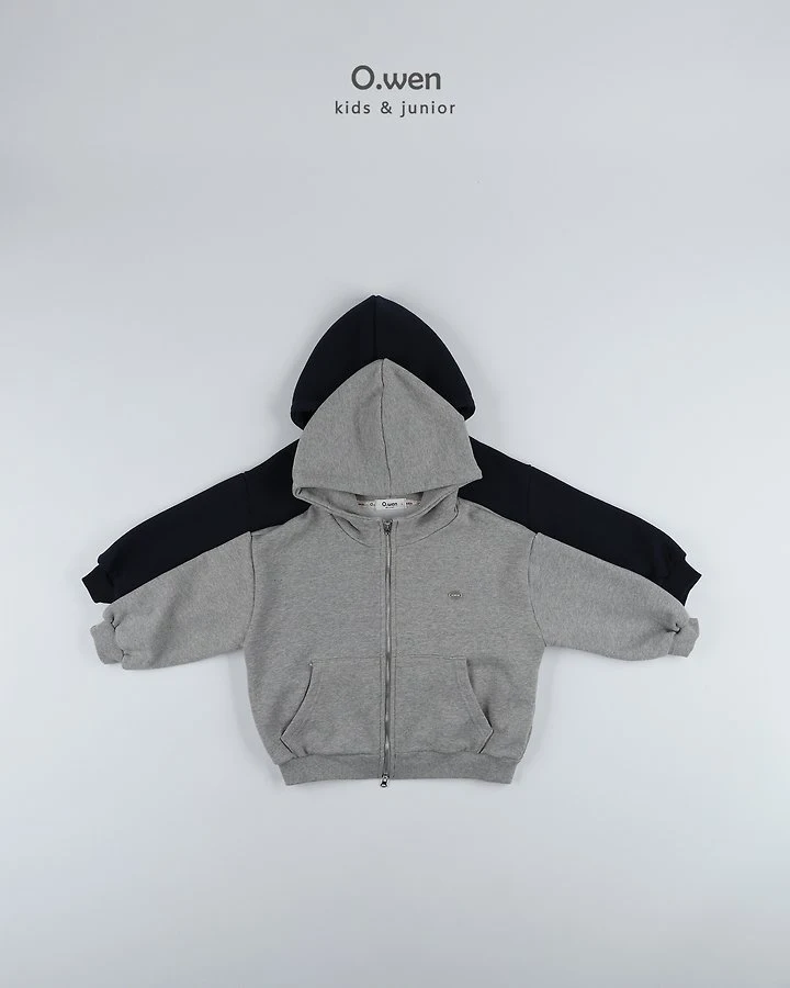 O Wen - Korean Children Fashion - #childofig - Two-Way Boxy Hooded Zip-Up - 12