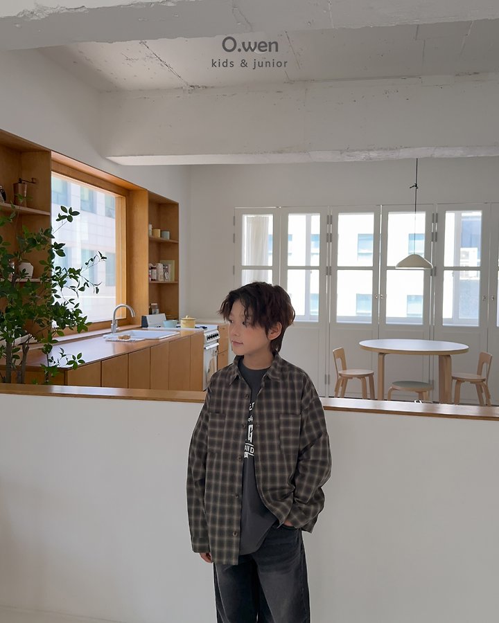 O Wen - Korean Children Fashion - #childofig - Autumn Check Shirt - 5