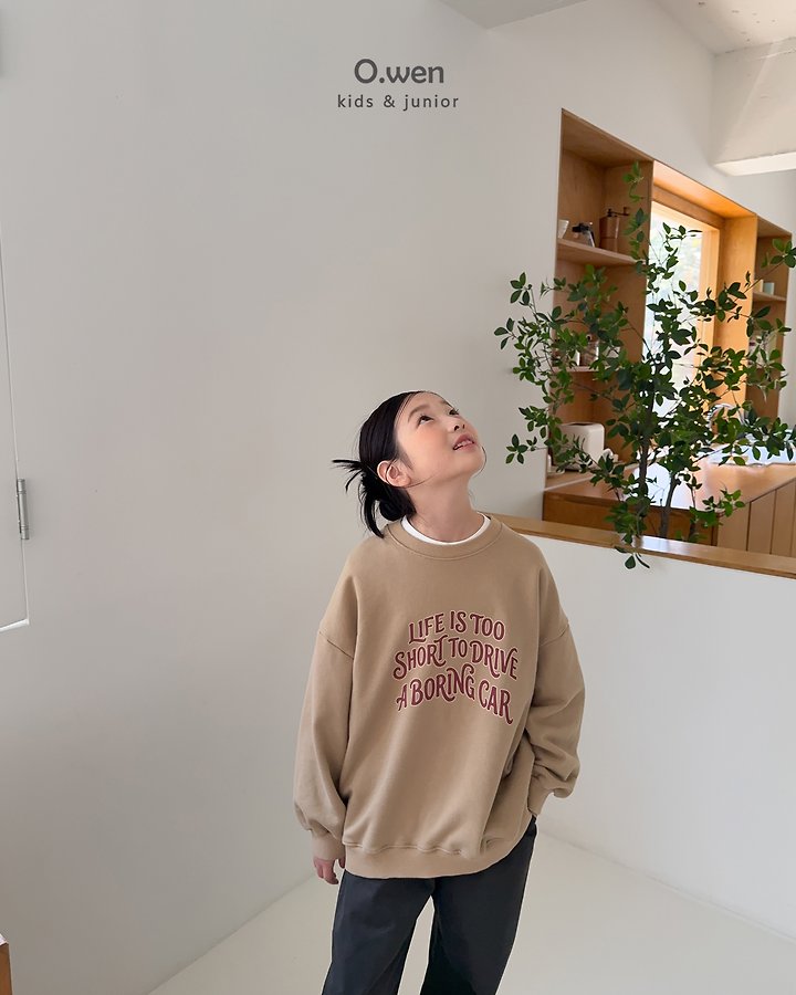 O Wen - Korean Children Fashion - #designkidswear - Life Sweatshirt - 9