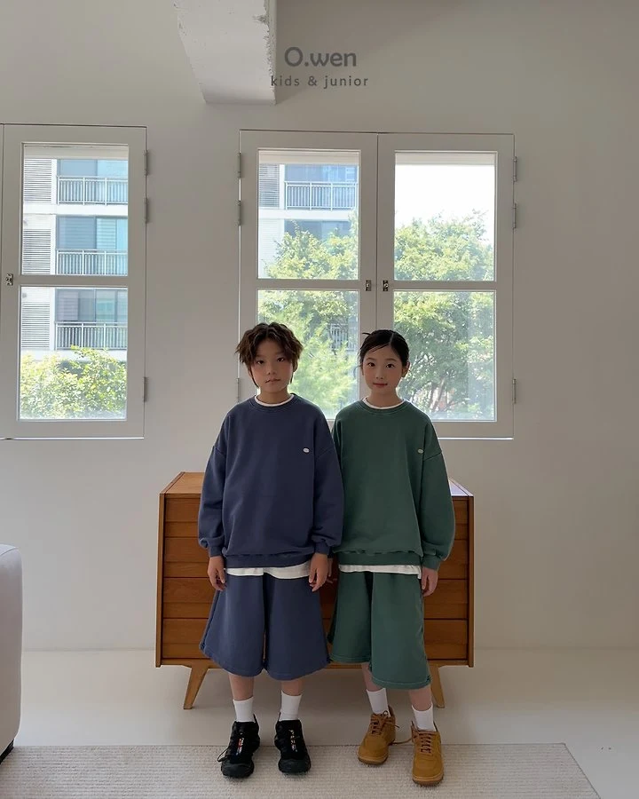 O Wen - Korean Children Fashion - #designkidswear - Moody Pigment Bermuda Set - 3
