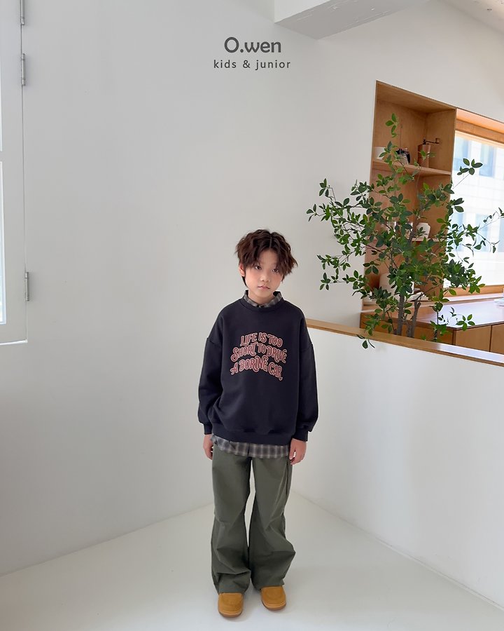 O Wen - Korean Children Fashion - #fashionkids - Life Sweatshirt - 11
